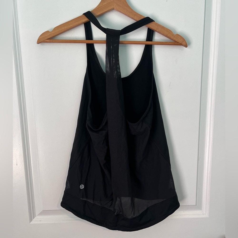 Lululemon Mesh Back Racerback Running Tank Size 4